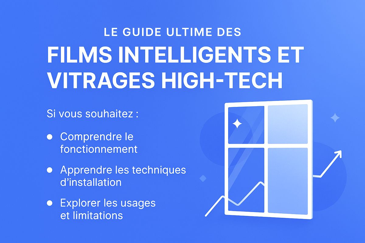Films intelligents et vitrages high-tech : le guide complet pour comprendre, choisir et installer les nouvelles technologies d’occultation
