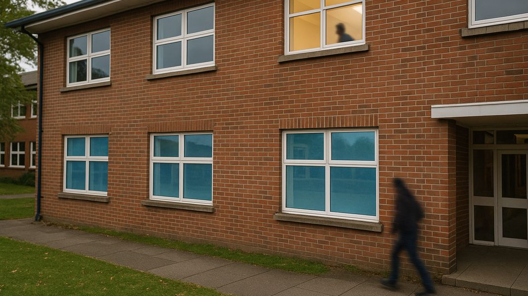 sécurisation des vitrages d'ue école avec film de sécurité